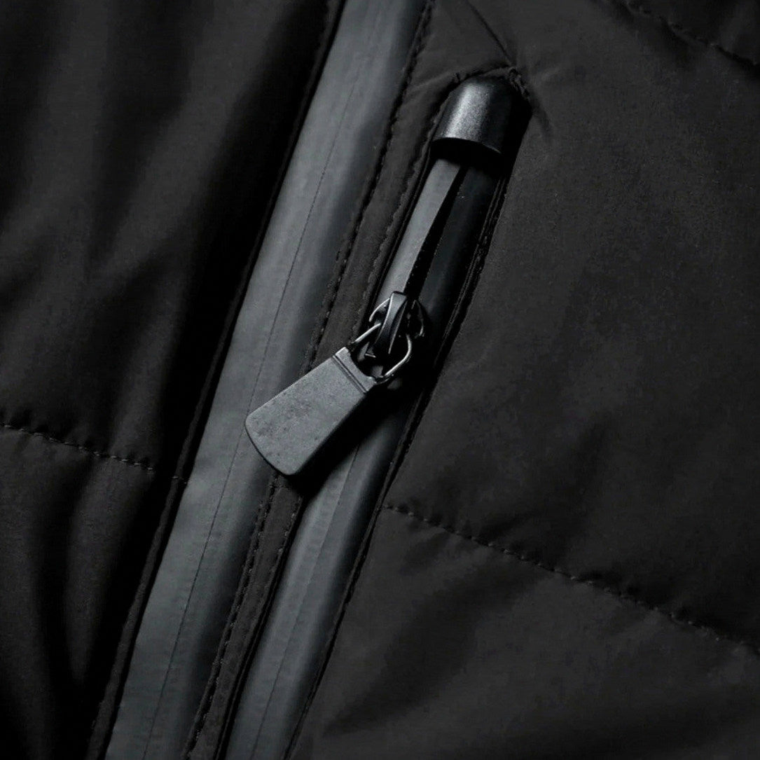 Hooded Quilted Belted Puffer Jacket