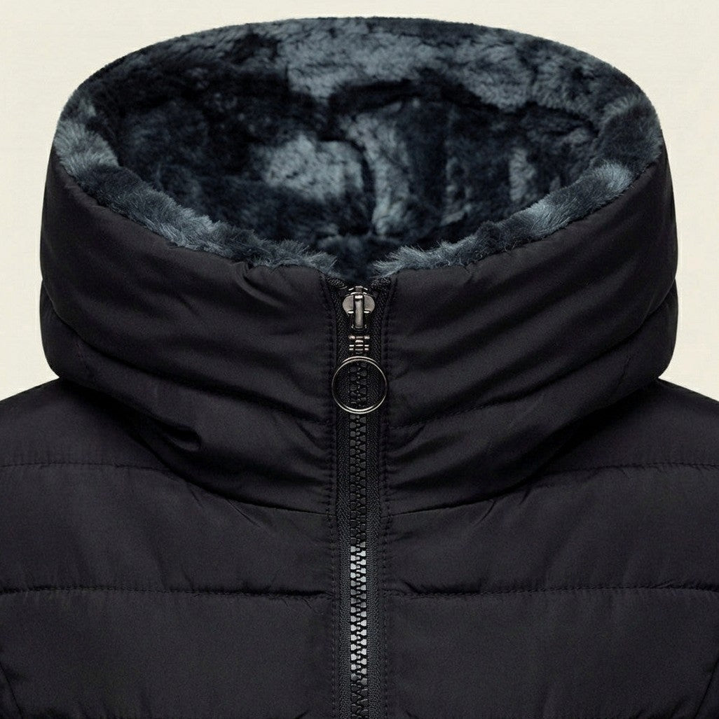 Hooded Quilted Puffer Coat