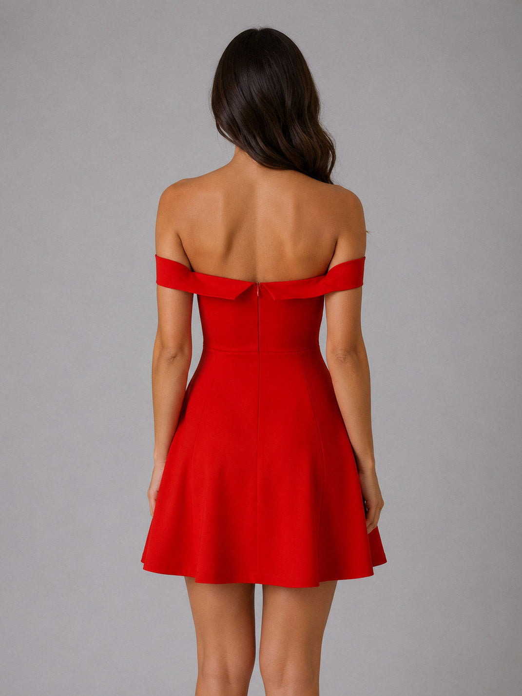 A-Line Sweetheart Mini Dress