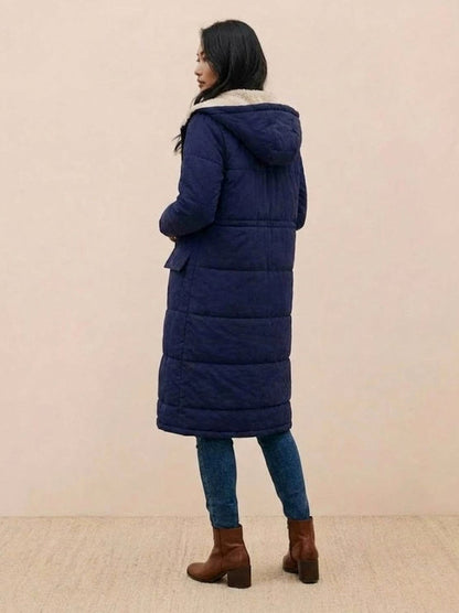 Borg Collar Flap Pocket Coat