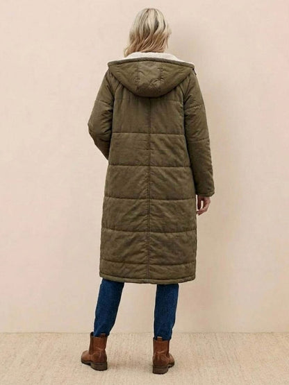 Borg Collar Flap Pocket Coat