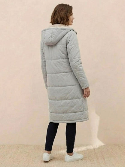 Borg Collar Flap Pocket Coat