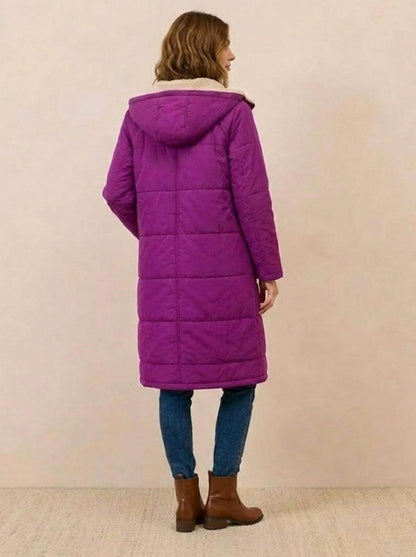 Borg Collar Flap Pocket Coat