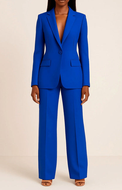 Crepe Long Sleeve Wide Leg Co Ord Set