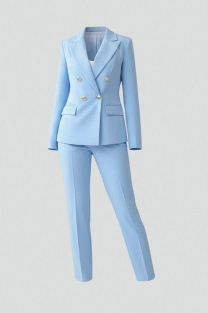 Double Breasted Trouser Co Ord Set