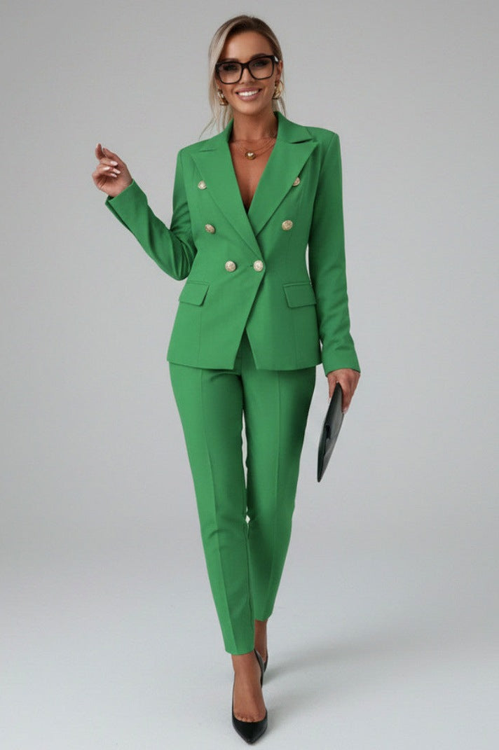 Double Breasted Trouser Co Ord Set