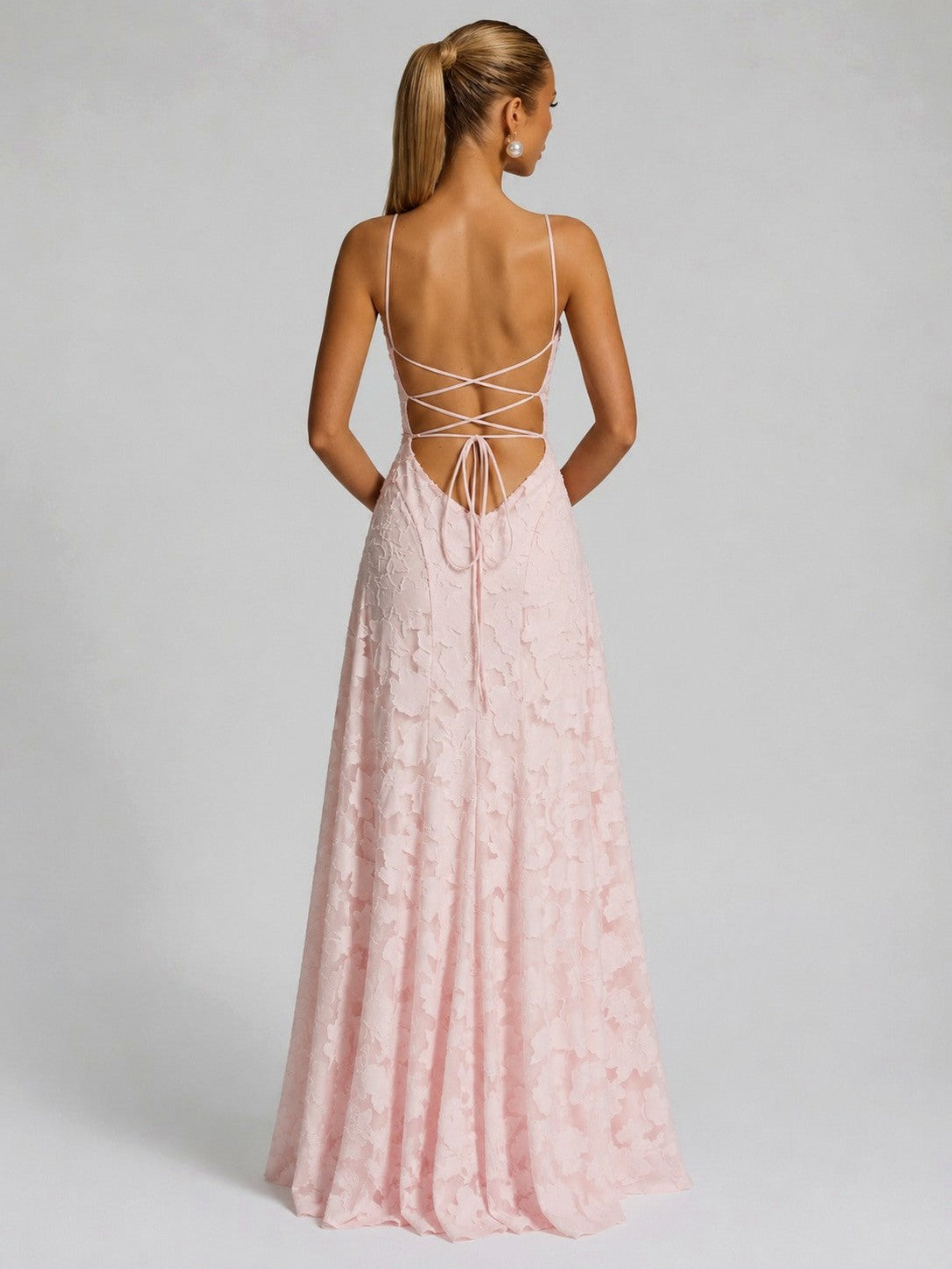 Floral Ruched Maxi Dress