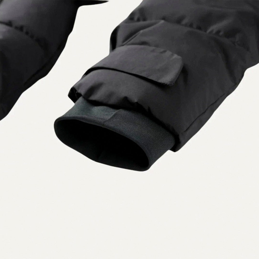 Hooded Quilted Belted Puffer Jacket