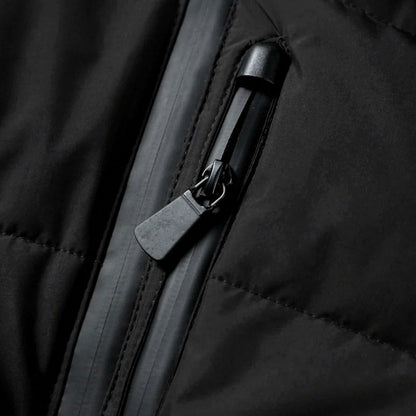 Hooded Quilted Belted Puffer Jacket