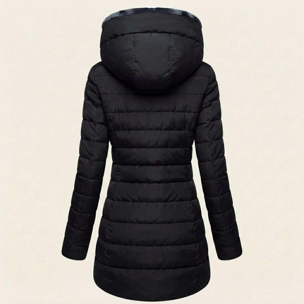 Hooded Quilted Puffer Coat