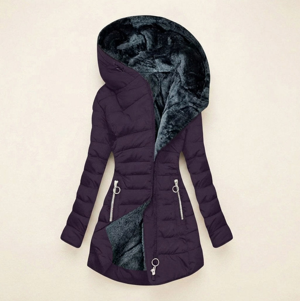 Hooded Quilted Puffer Coat