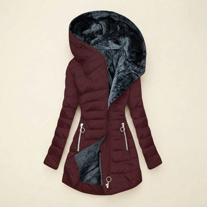 Hooded Quilted Puffer Coat