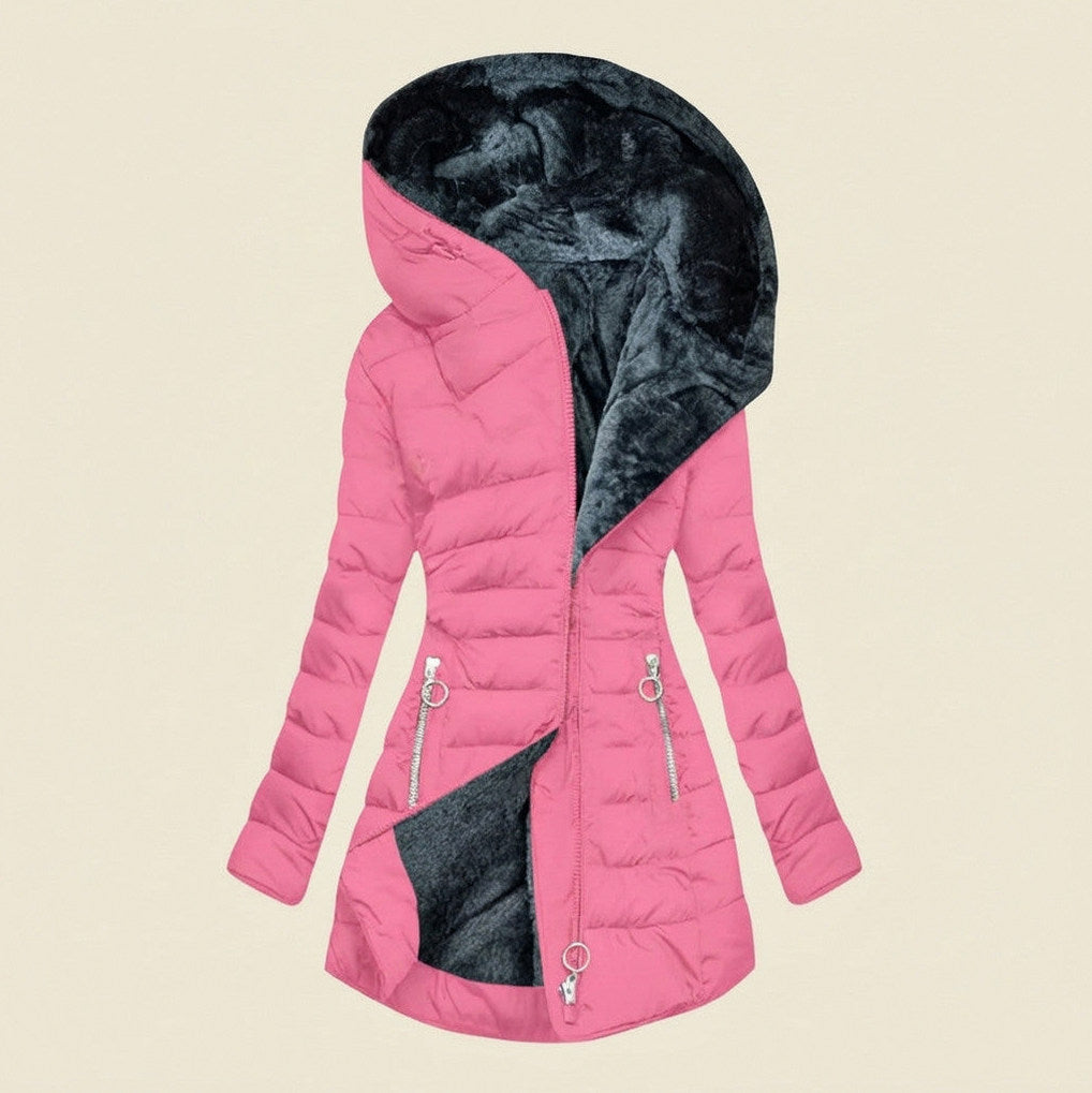Hooded Quilted Puffer Coat