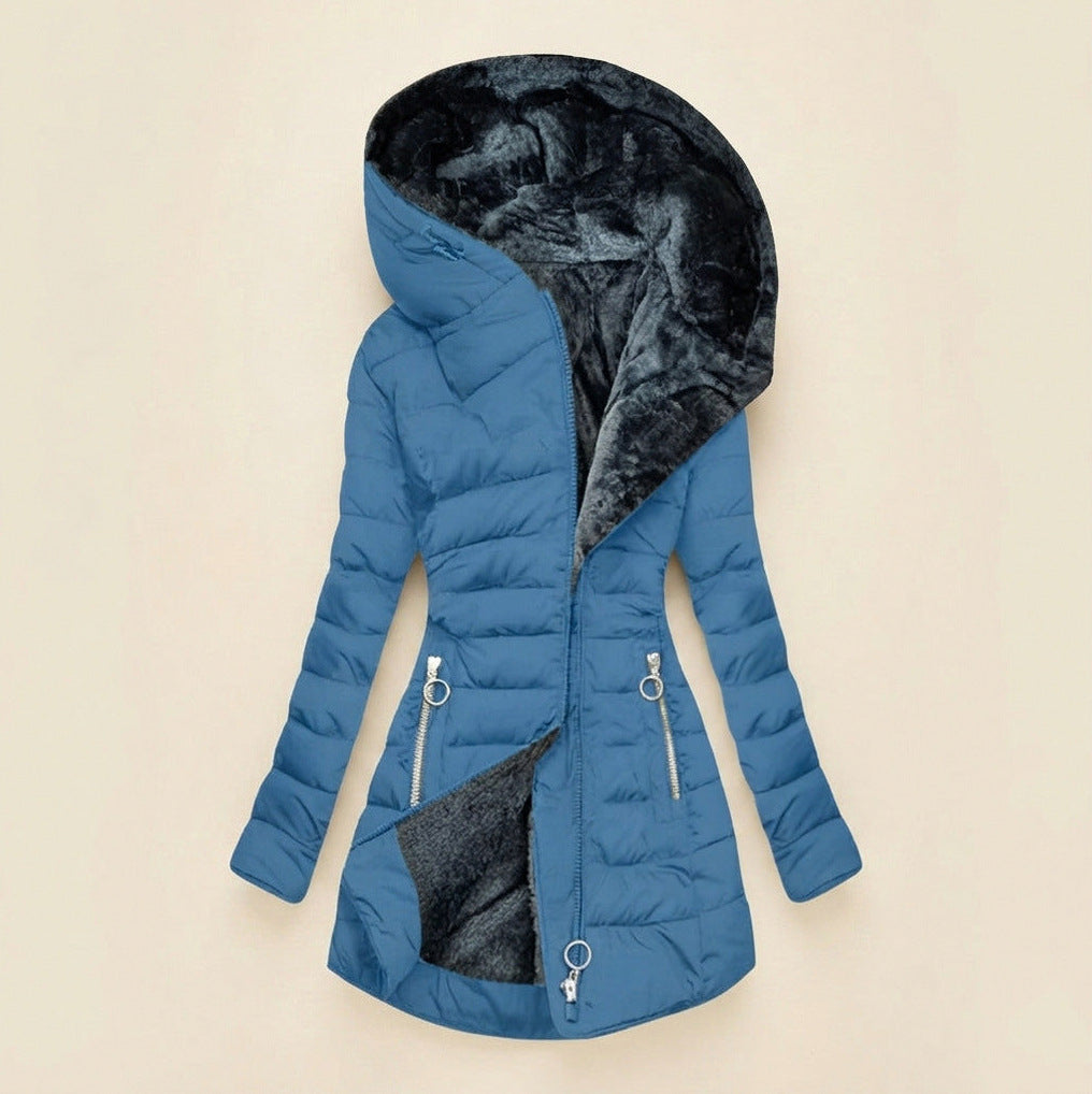 Hooded Quilted Puffer Coat