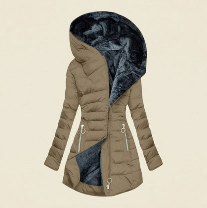 Hooded Quilted Puffer Coat