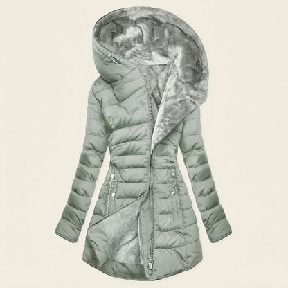 Hooded Quilted Puffer Coat