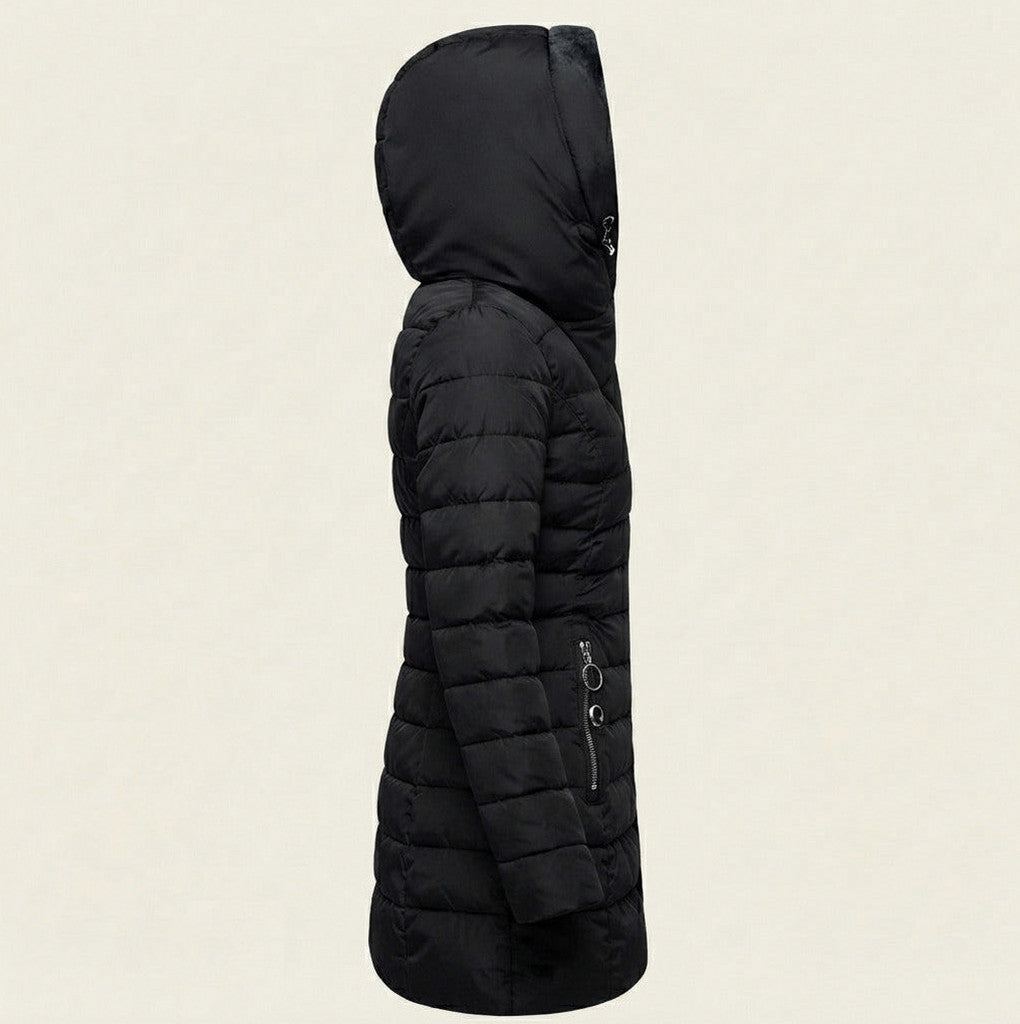 Hooded Quilted Puffer Coat