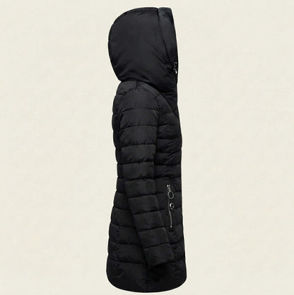 Hooded Quilted Puffer Coat