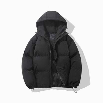 Hooded Zip Front Puffer Jacket