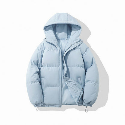Hooded Zip Front Puffer Jacket