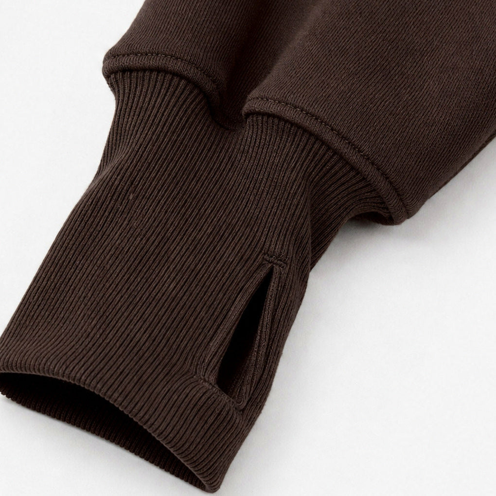 Fleece Oversized Long Sleeve Side Slit Co Ord Set
