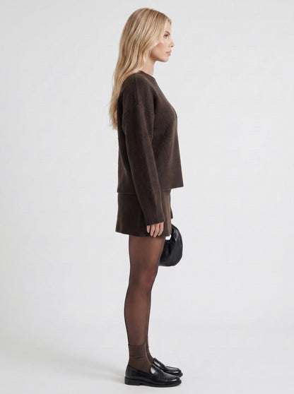 Knit Long Sleeve Mini Co Ord Set