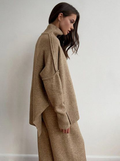 Knit Roll Neck Co Ord Set