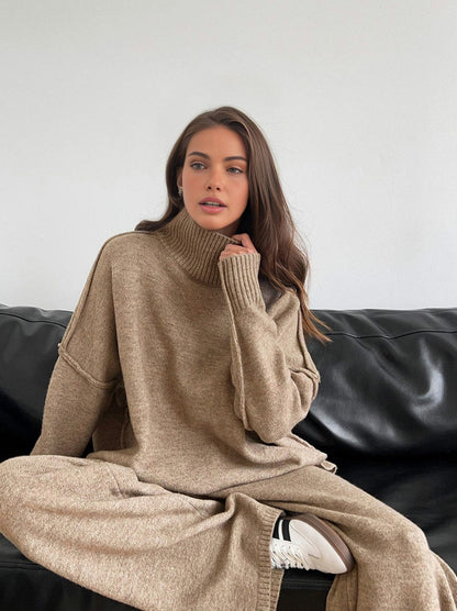Knit Roll Neck Co Ord Set
