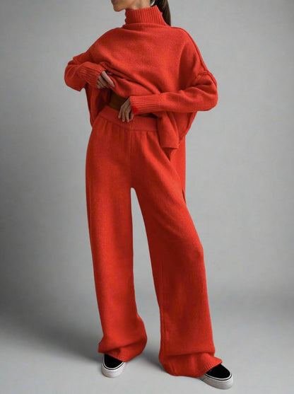 Knit Roll Neck Co Ord Set
