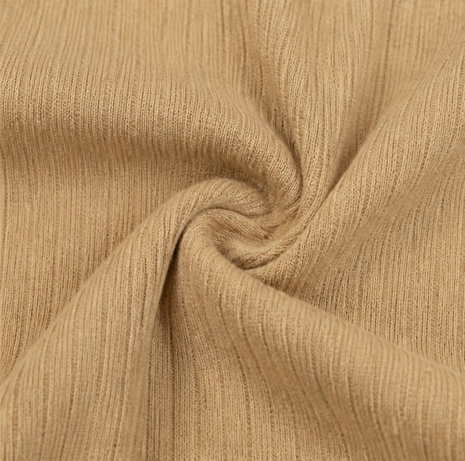 Ribbed Knit Flared Leg Co Ord Set