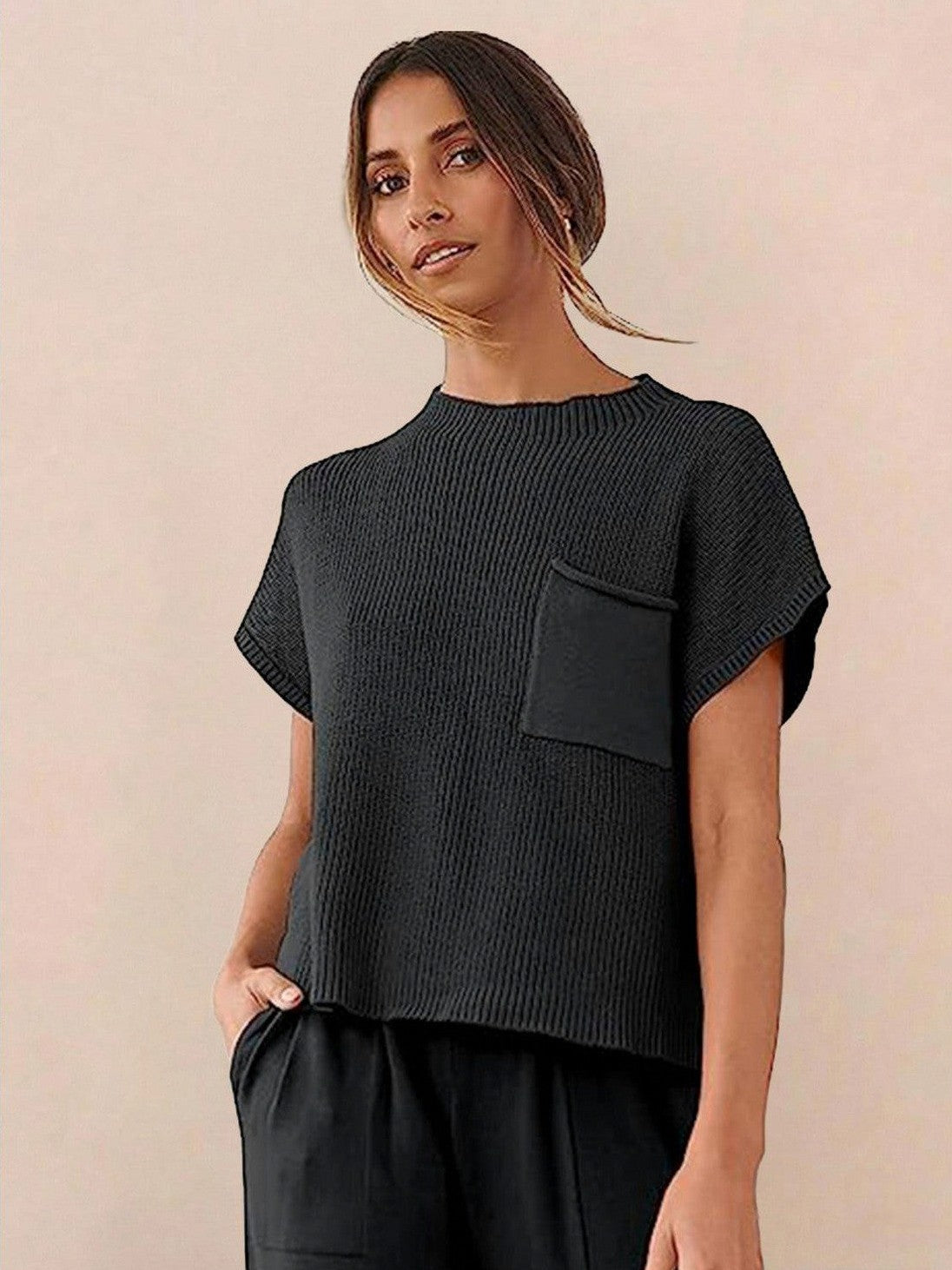 Knit Short Sleeve Co Ord Set