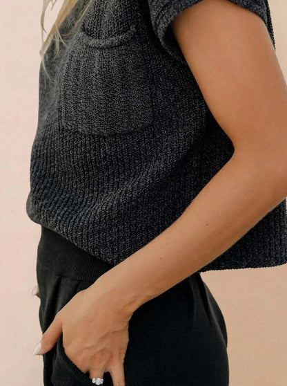 Knit Short Sleeve Co Ord Set