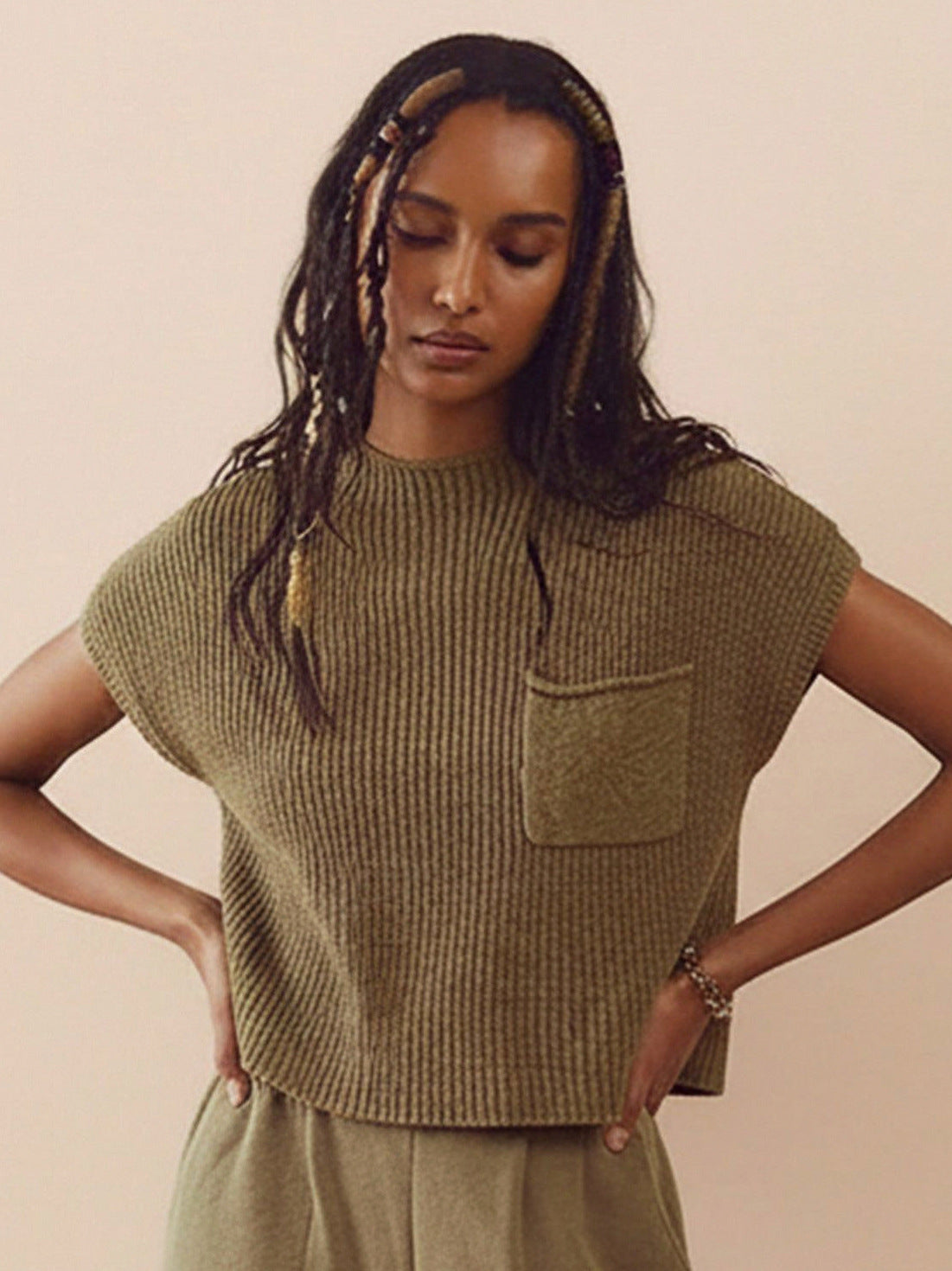 Knit Short Sleeve Co Ord Set