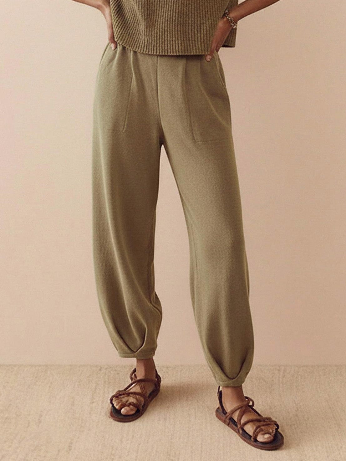 Knit Short Sleeve Co Ord Set
