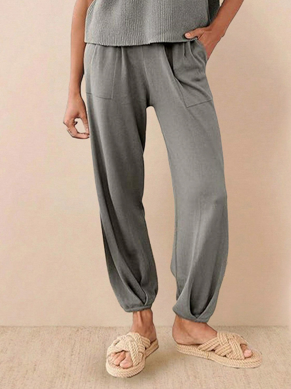 Knit Short Sleeve Co Ord Set