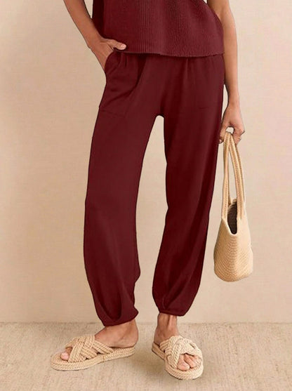 Knit Short Sleeve Co Ord Set