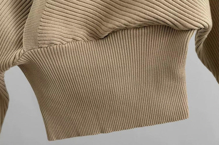 Knit Wrap Long Sleeve Co Ord Set