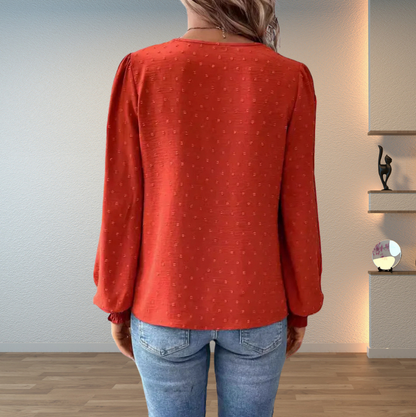 Lace Long Sleeve Blouse