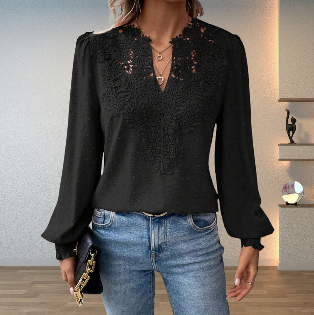 Lace Long Sleeve Blouse