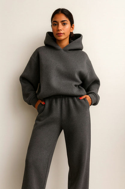 Long Sleeve Hooded Co Ord Set