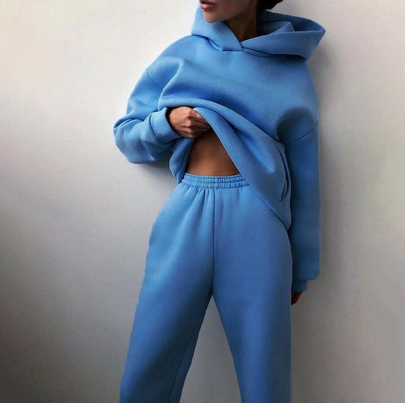 Long Sleeve Hooded Co Ord Set