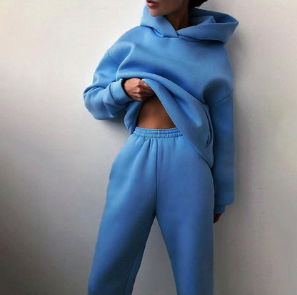 Long Sleeve Hooded Co Ord Set