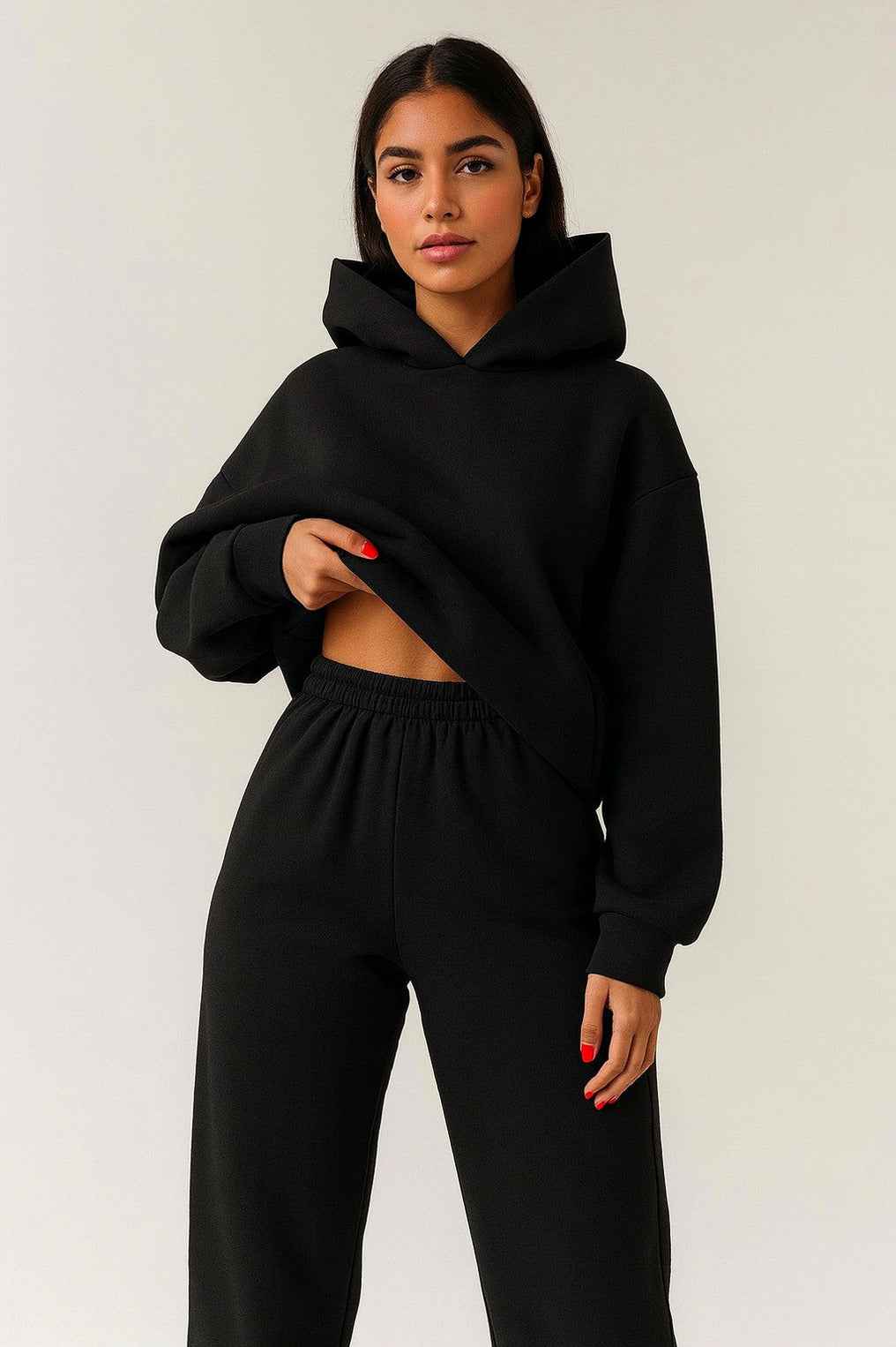 Long Sleeve Hooded Co Ord Set