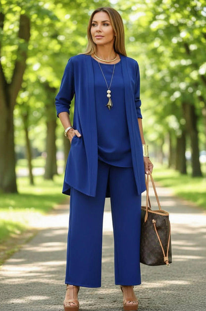 Relaxed Drape Trousers Two Piece Set