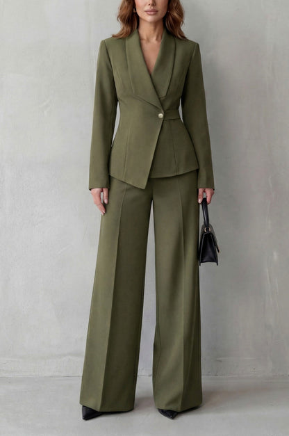 Shawl Lapel Trouser Co Ord Set