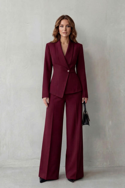 Shawl Lapel Trouser Co Ord Set