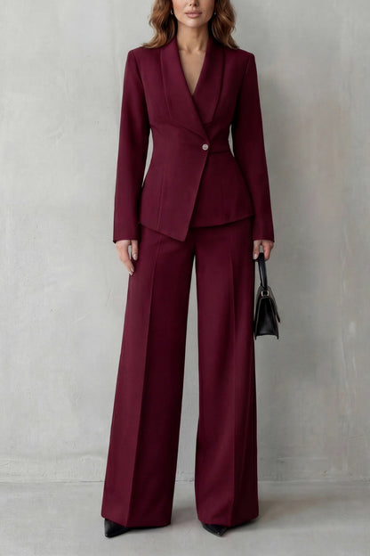 Shawl Lapel Trouser Co Ord Set