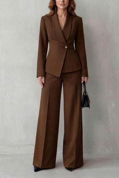 Shawl Lapel Trouser Co Ord Set