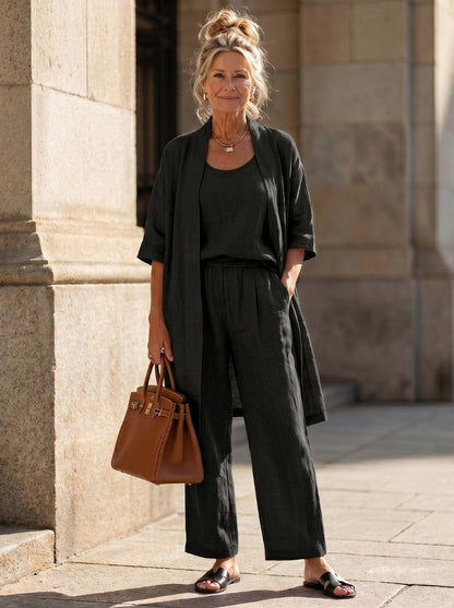 Short Sleeve Trousers Co Ord Set