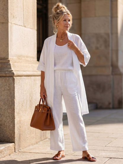 Short Sleeve Trousers Co Ord Set